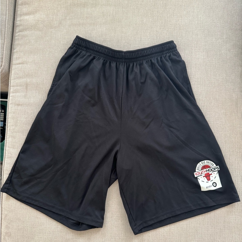 Chicago Bulls Coaches Black Athletic Shorts